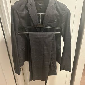 Banana Republic Ryan Fit Plaid Suit Pants